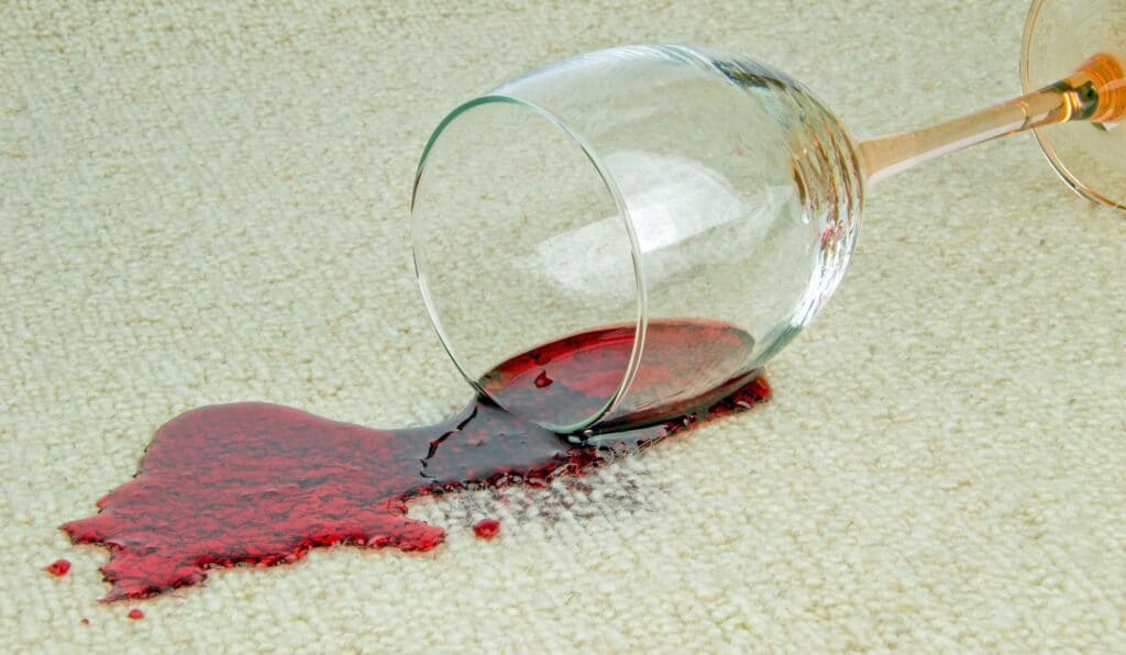 Red Wine on Carpet